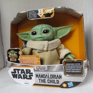 Star Wars Baby Yoda The Child Animatronic, 25+ Sound and Motion Combinations New